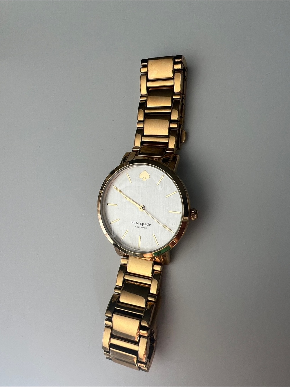 NEW Kate Spade New York Gold Bracelet Watch in Gold & White - Picture 2 of 5